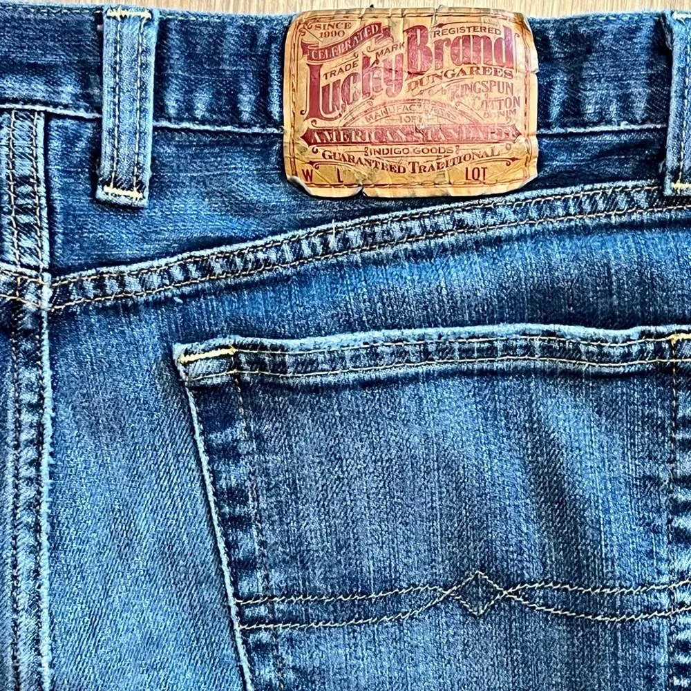Men’s Vintage Lucky Brand Jeans by Gene Montesano Short Inseam, Hipster Size 33 - Picture 6 of 10